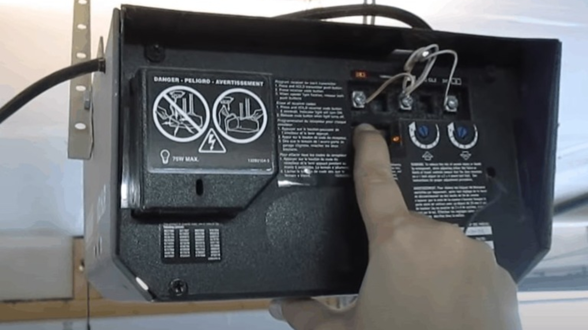 checking the opener settings